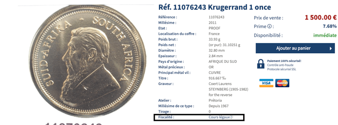 fiscalité vente screenshot